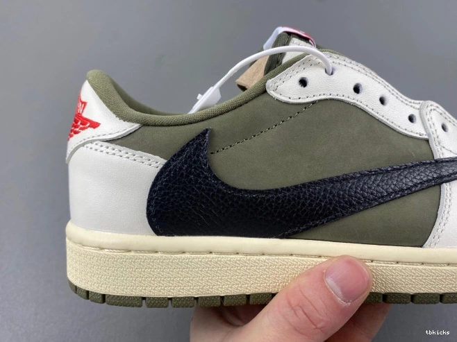 Reps TBK TRAVIS JORDAN MEDIUM 1 X DM7866-200 AIR OG SCOTT OLIVE LOW 0801